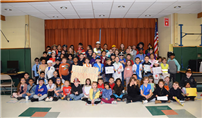 Students gathered together and wearing costumes thumbnail243429